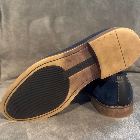 Calvin Klein Deep Blue Suede Derbys main image 4